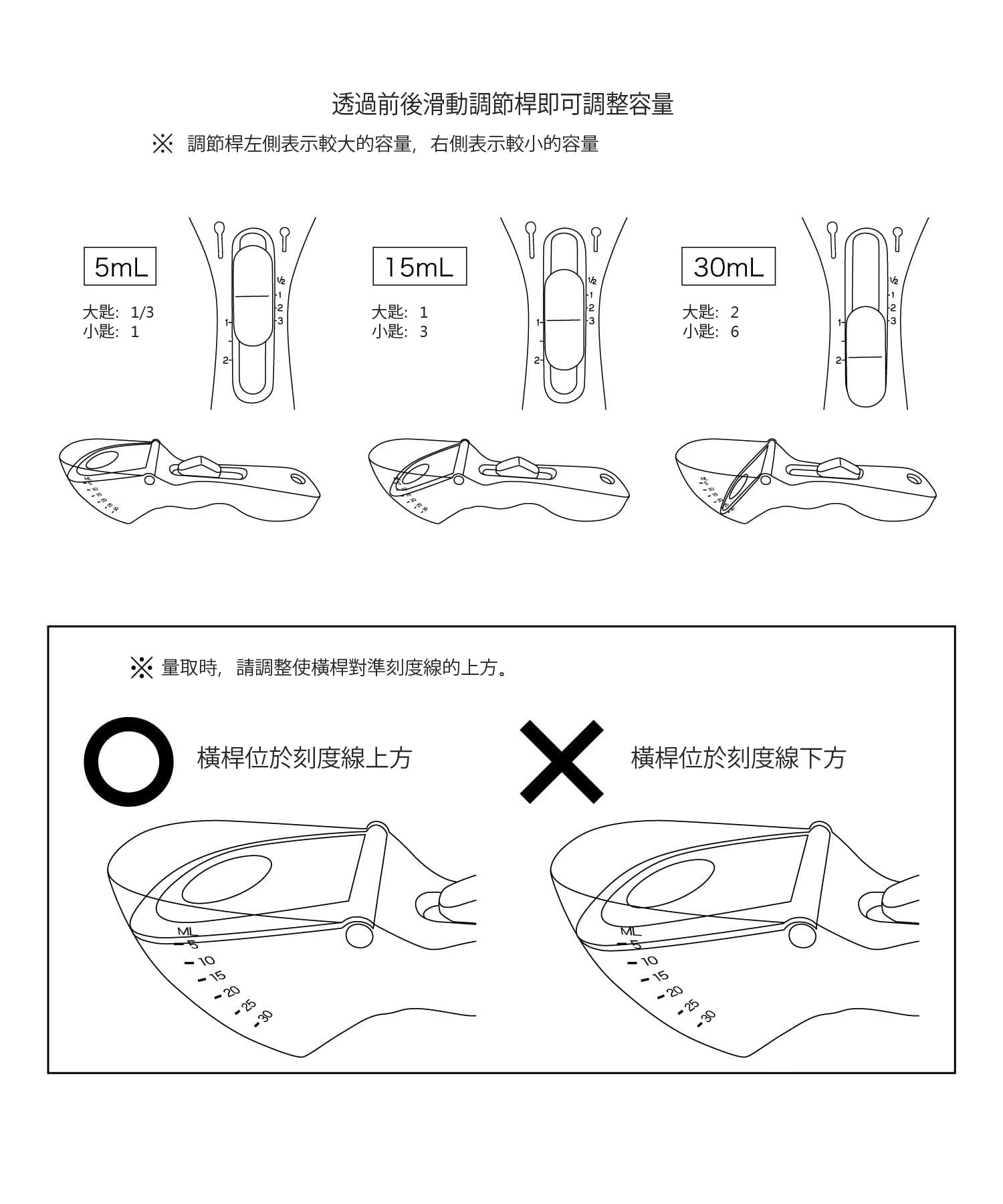 「茶匙和湯匙組合」可調式量勺