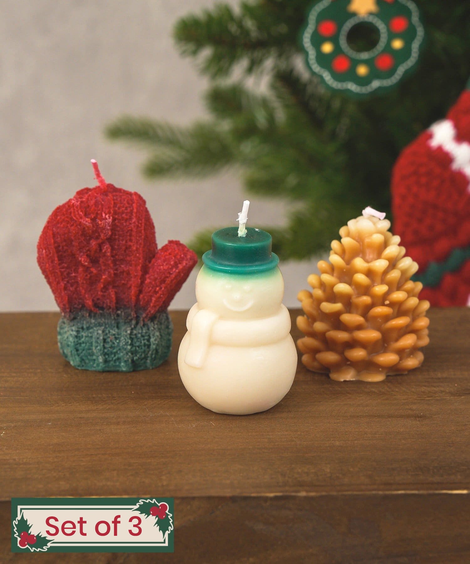 Christmas Candle Set