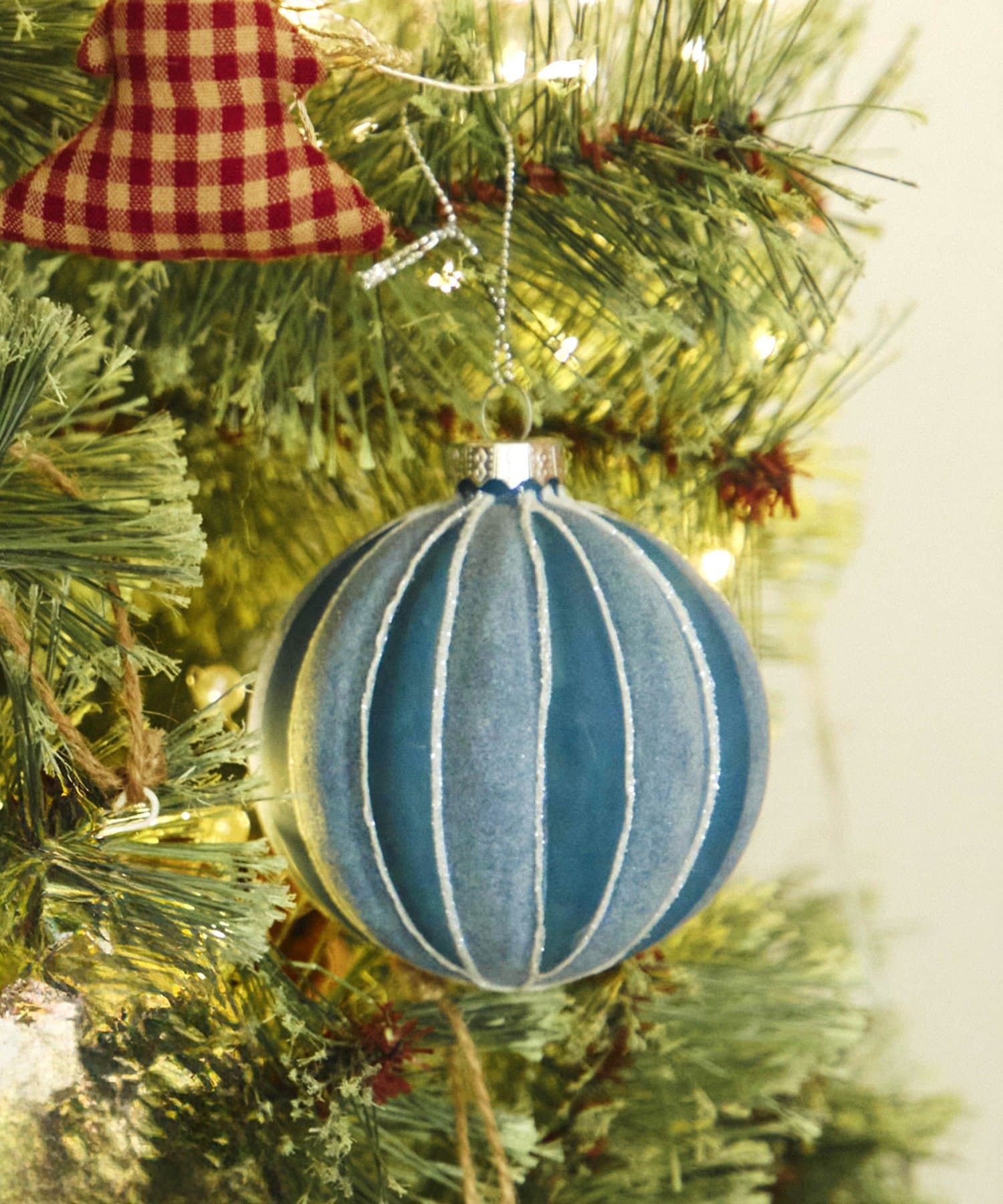 Christmas Ornament Light Blue Bauble