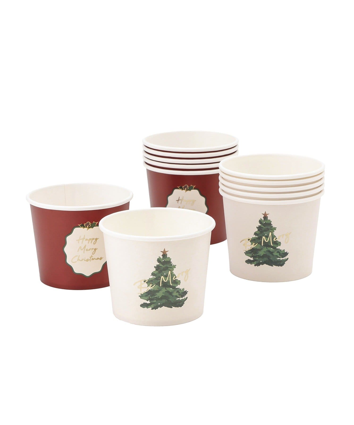 Disposable Christmas Food/Drink Cups (2 designs)