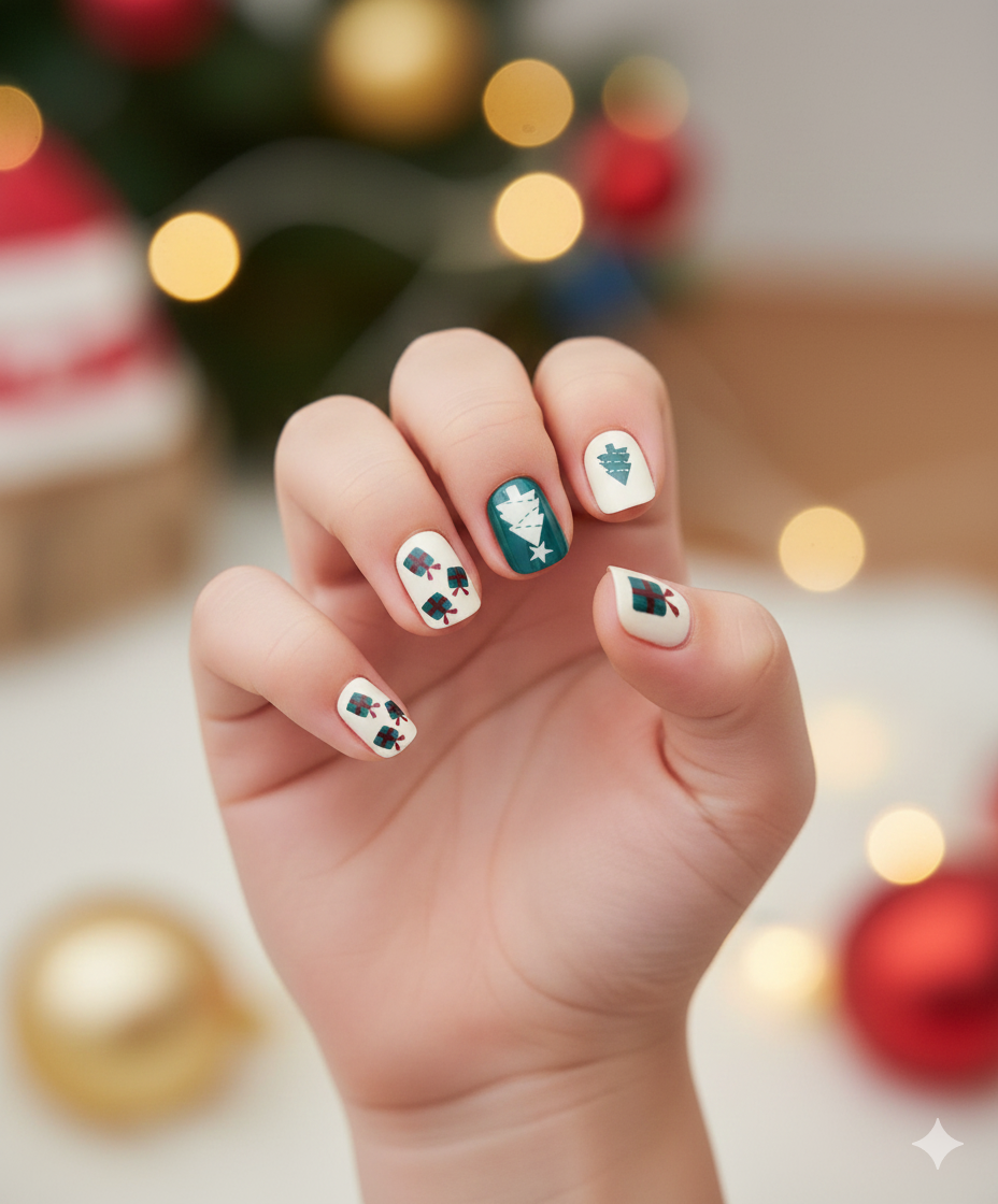 Christmas Nail Tips (for children)