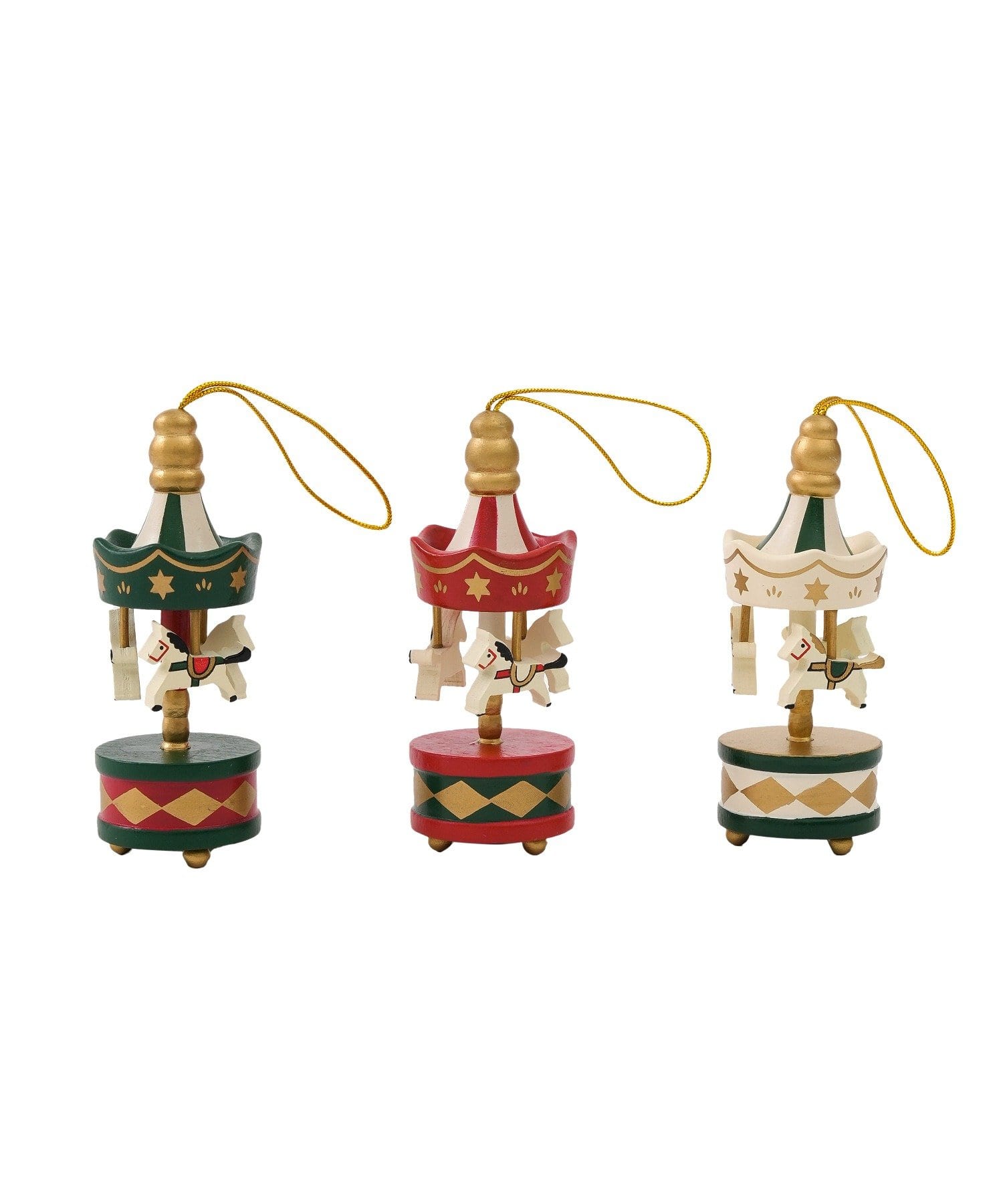 Merry-go-round Ornaments (set of 3)