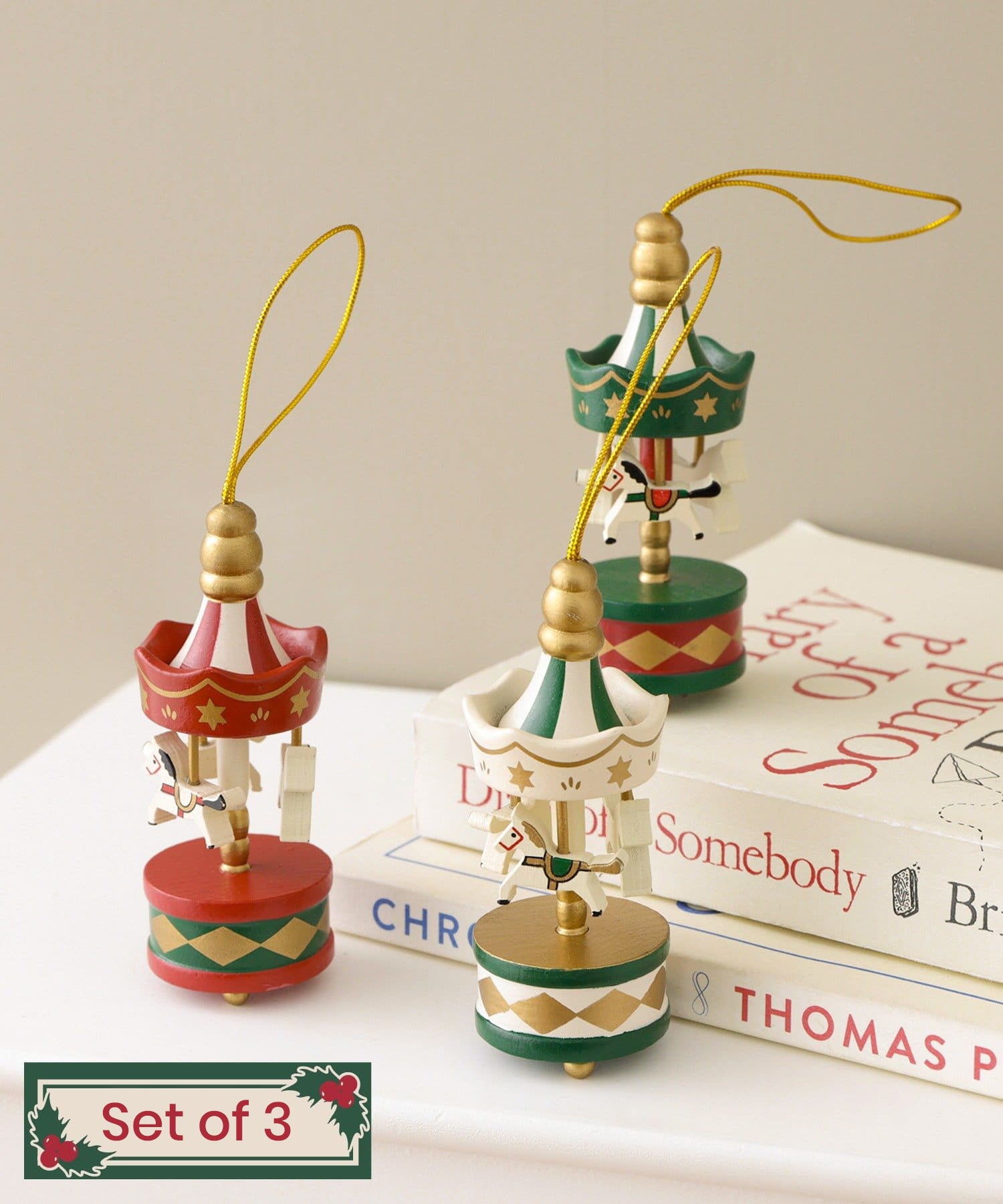 Merry-go-round Ornaments (set of 3)