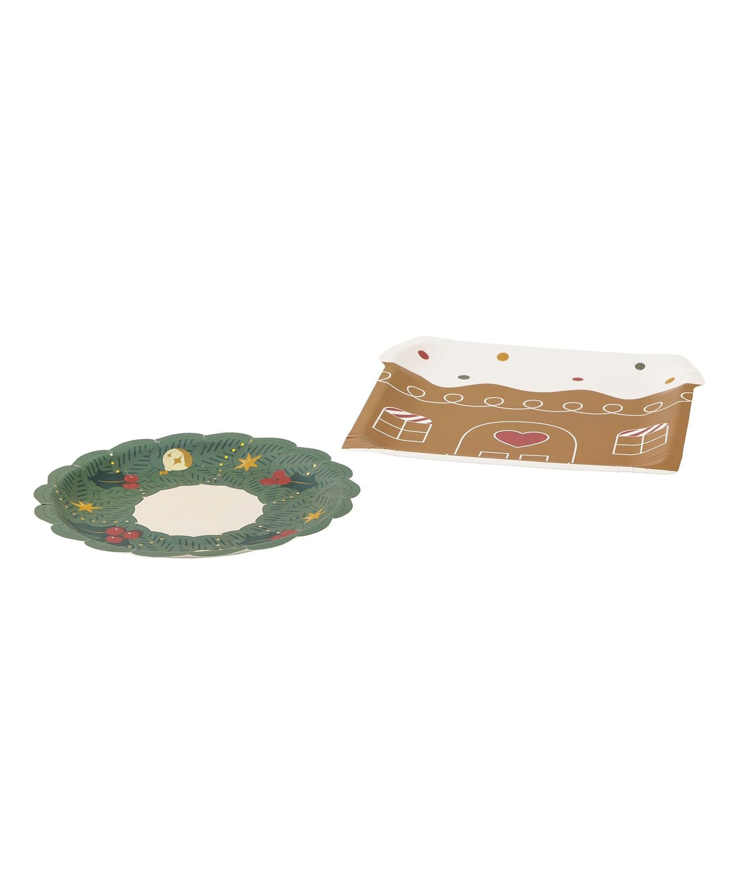 Disposable Christmas Paper Plates (2 designs)