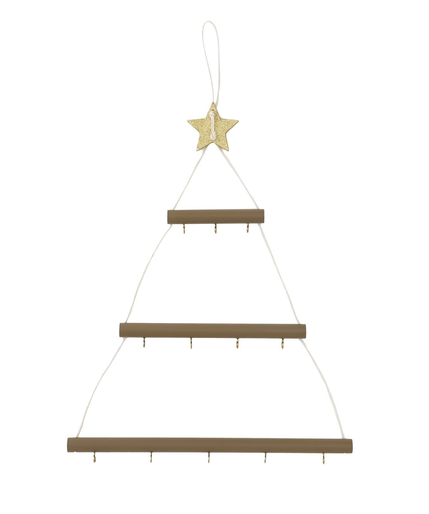 Christmas Wall Tree with Set of 4 Felt Ornaments